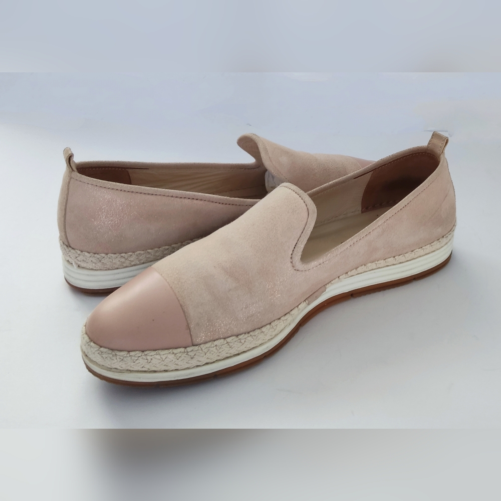 Paul Green Blush Pink Espadrille Slip-On Shoes